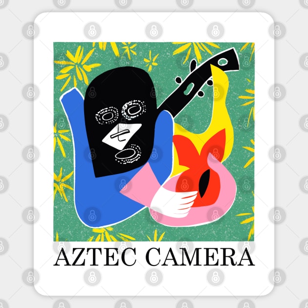 Aztec Camera • Original Fan Tribute Design Sticker by unknown_pleasures